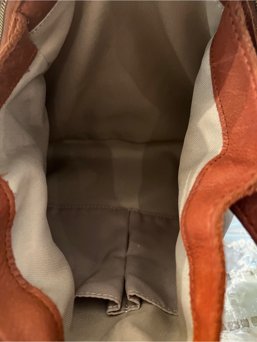 Leather American Leather Co Brown Genuine Leather Hobo Shoulder Bag Tote Brown - Picture 9 of 10